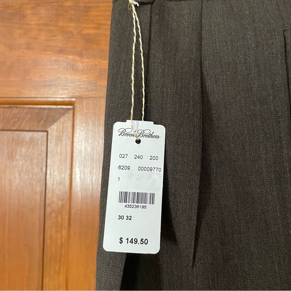 *NWT* Brooks Brothers Brown Dress Pants - Picture 2 of 4
